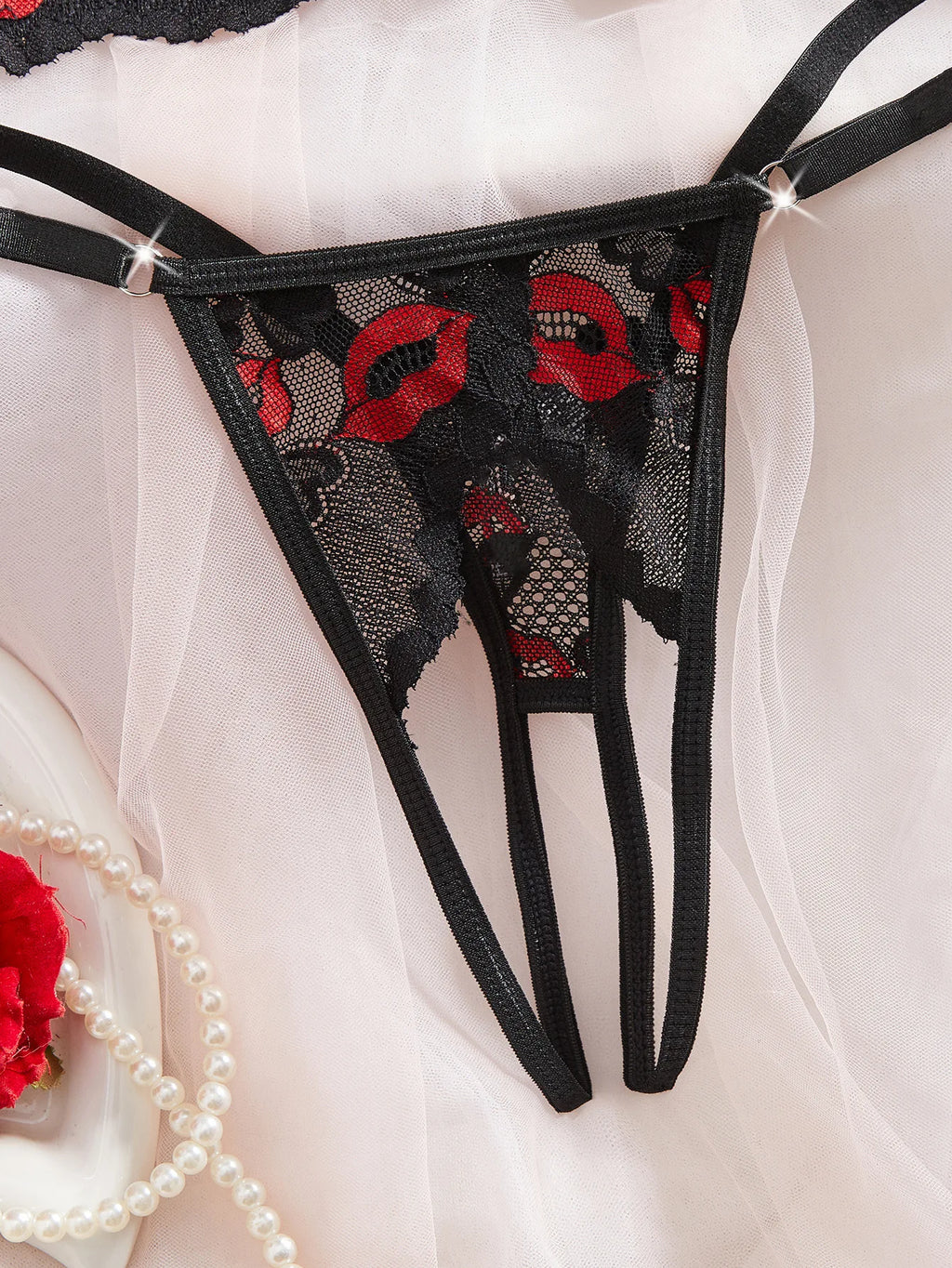 Underwire Bra & Thong Lingerie Set