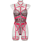 Leopard Sheer Lingerie Bodysuit