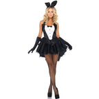 Black Bunny Girl Playsuit Costume Set