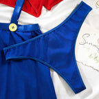 Maid-Inspired Babydoll Lingerie Set