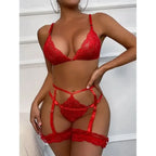 Transparent Lace Sleepwear Lingerie Set